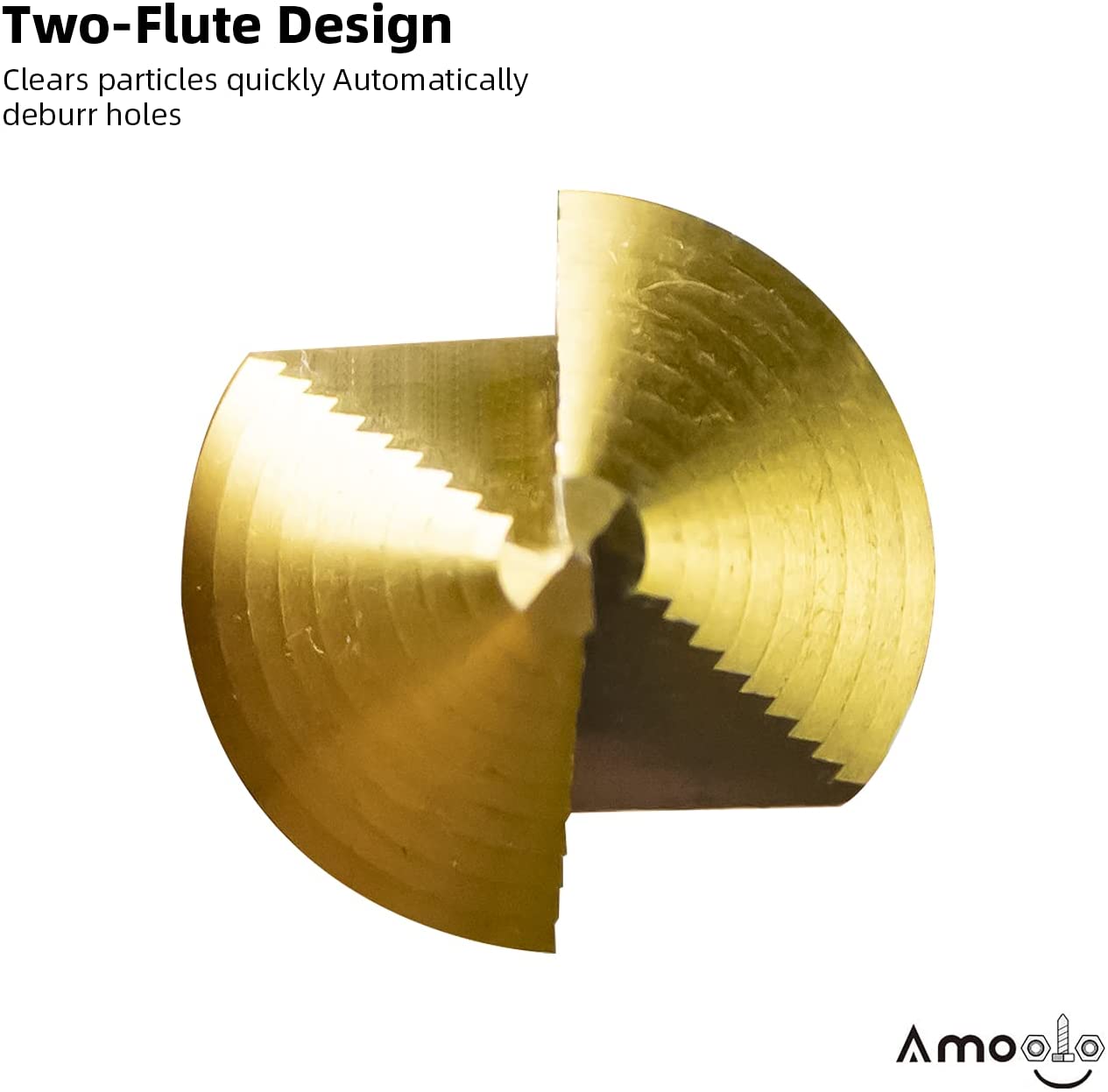 amoolo Titanium Step Drill Bit Set, Total 50 Sizes, 1/4" Hex Shank Unibit for Soft Metal Sheet, Wood, Plastic, Multiple Hole Drilling Cone Bit Set