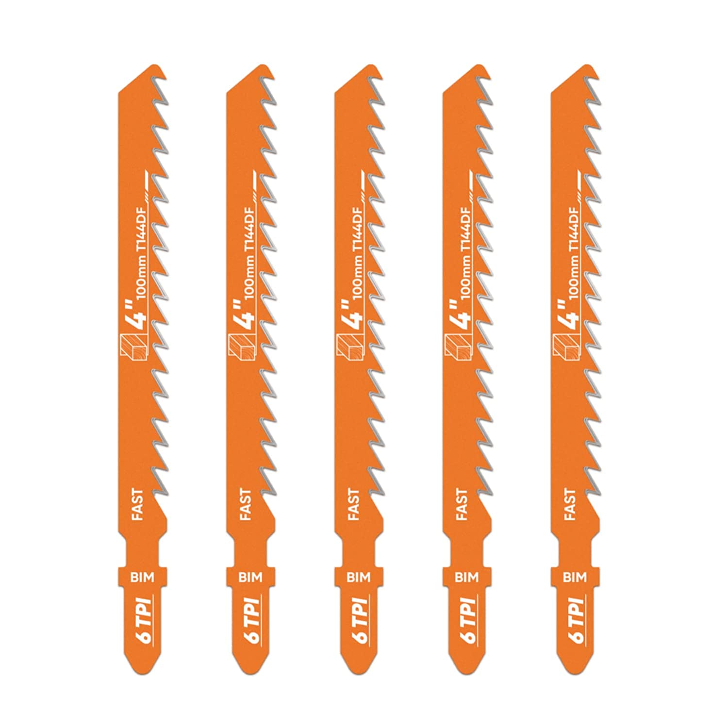 Augtouf T-Shank Jigsaw Blades for Wood Metal Multi-purpose