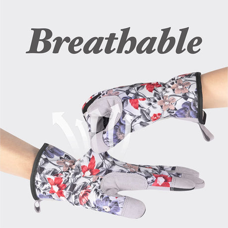 Thorn Proof Gardening Gloves for Women, Breathable and Touchscreen