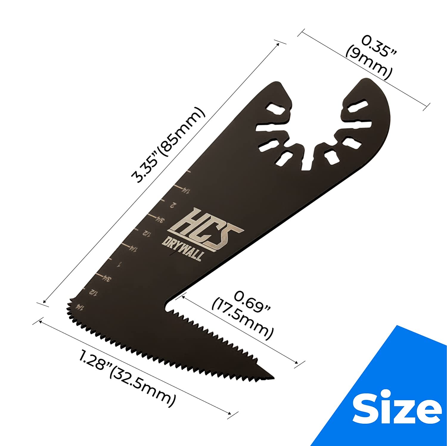 Drywall Double-sided Oscillating Saw Blade - 2pcs