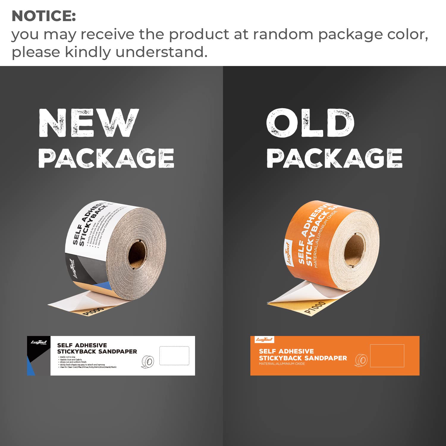 80-1000 Grit Sandpaper Roll, 20 Yard Longboard Self Adhesive Sanding Blocks