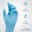 LUANHAI 100 Count Disposable Nitrile Gloves, 3 mil, Latex-Free and Powder-Free