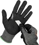 Cut Resistant Gloves, Level 6, Grey, Industry Grade Hand Protection.