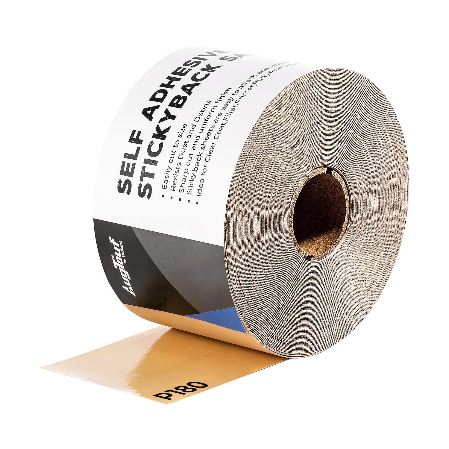 80-1000 Grit Sandpaper Roll, 20 Yard Longboard Self Adhesive Sanding Blocks