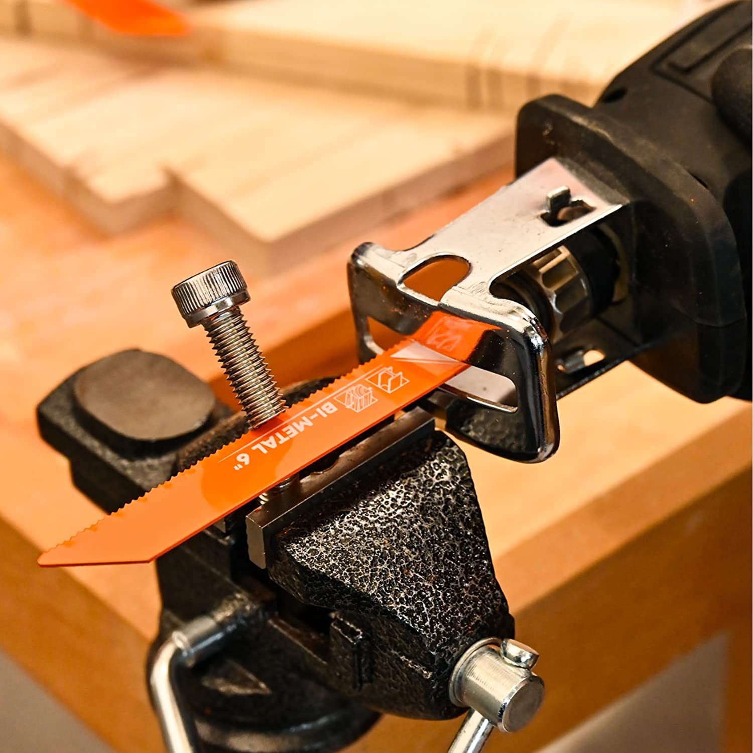 Reciprocating Saw Blades Set 15pcs, Sawall for wood and metal cutting