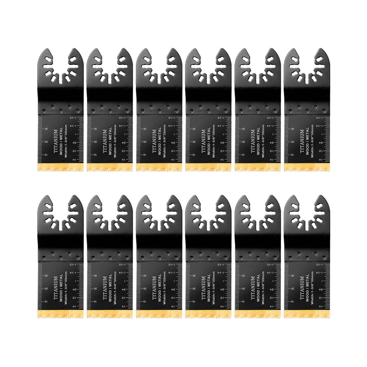 Titanium Oscillating Tool Blade, 1-3/8, All Purpose_D03TS013001VB-3pcs