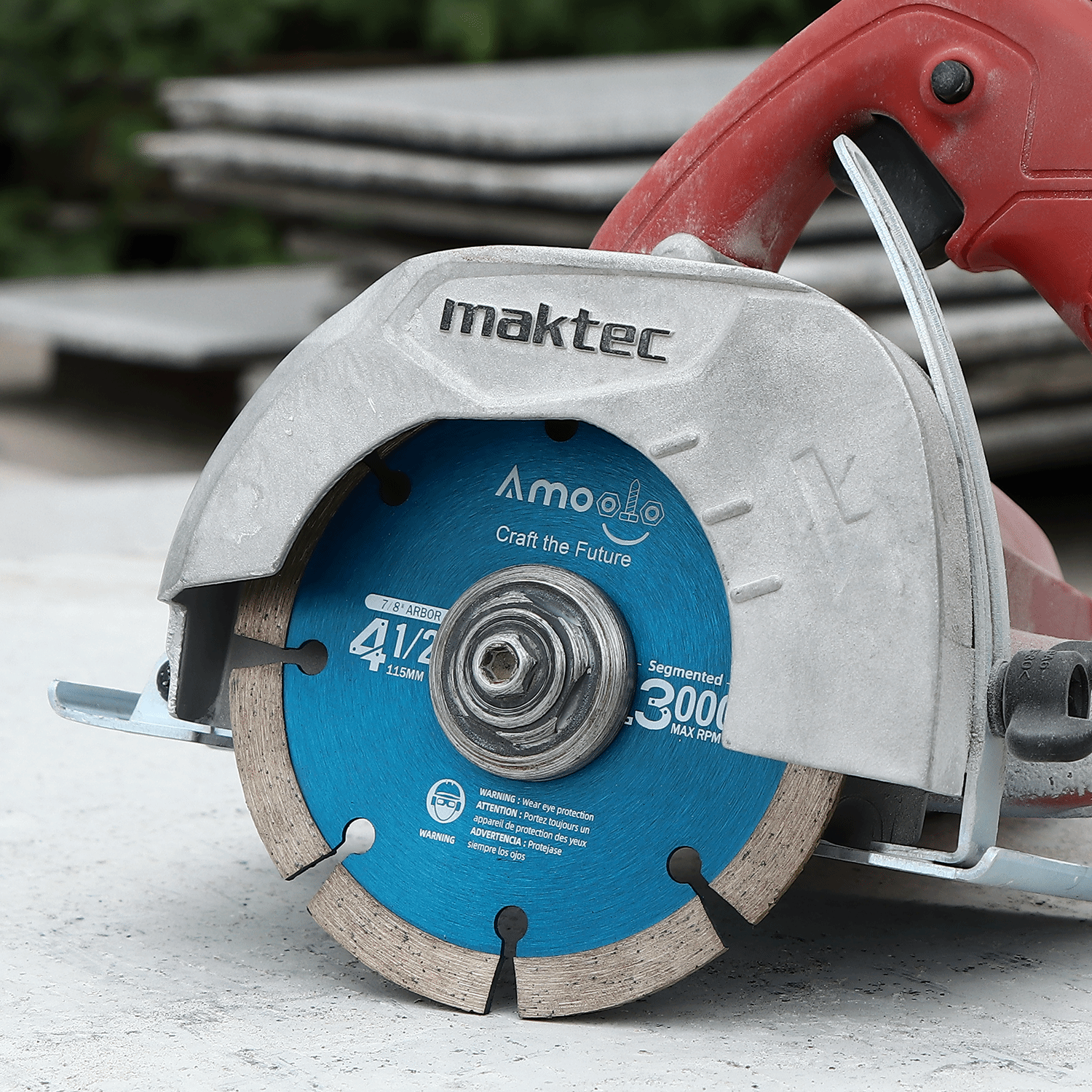 amoolo Diamond Saw Blade, for Cutting Porcelain, Tiles, Granite, Marble, Ceramics