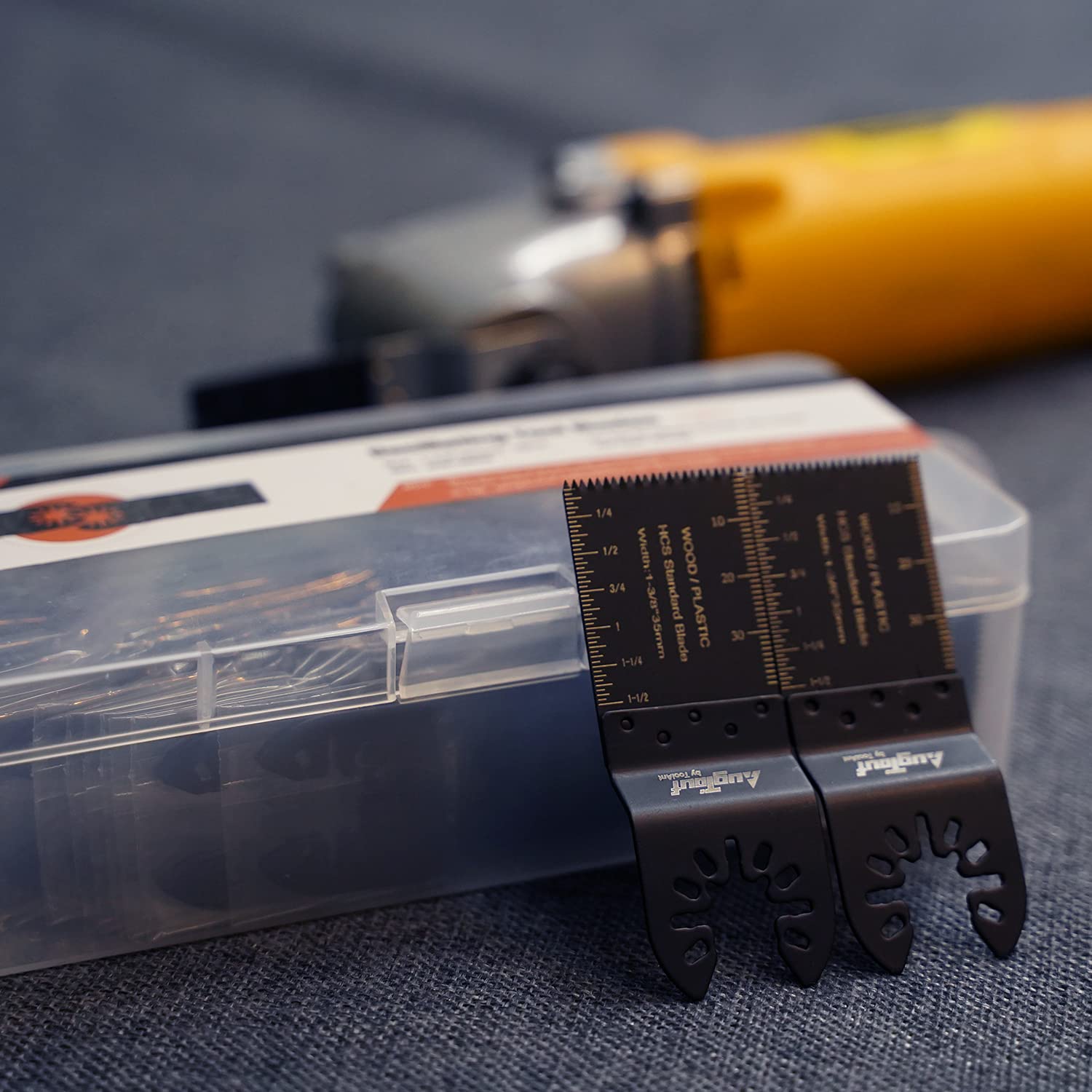 AugTouf 1-3/8 Inch, Professional Universal Oscillating Saw Blades, Quick Release, Durable & Compatible, for Wood Cutting